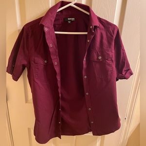 Murano Men’s Short Sleeve Button up Shirt Size S